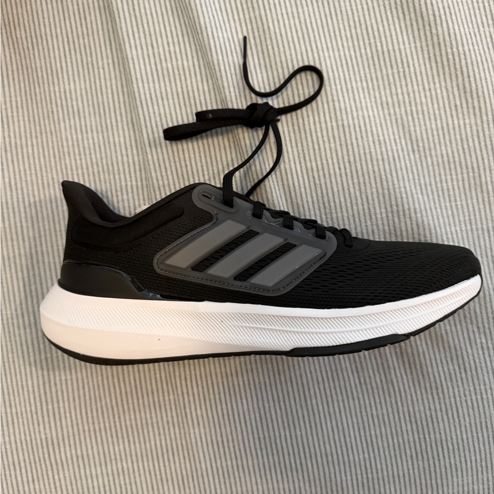 Adidas Men's Black and Gray Athletic Shoes